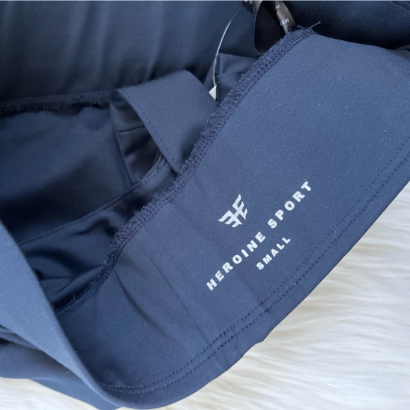 Heroine Sport Navy & Gold Sports Bra Athletic Top - Picture 6 of 6